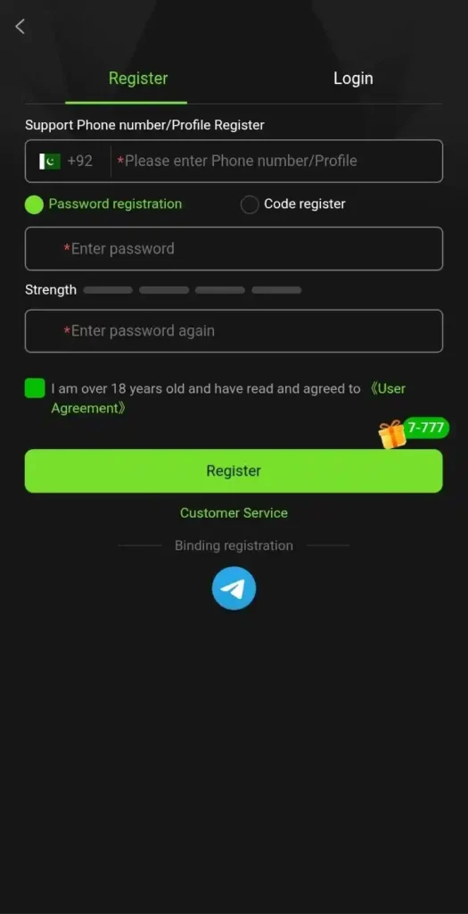 PKRFUN Game Risgiter