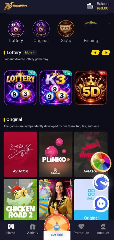 Royal 8 bet game