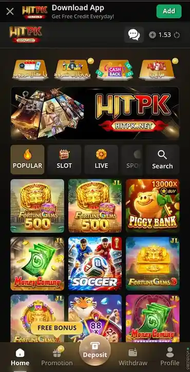 HITPK Game app